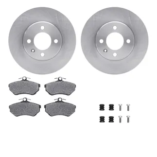 R1 Concepts WFWH1-74068 E- Line Series Brake Rotor W/ Ceramic Brake Pads & Hdw